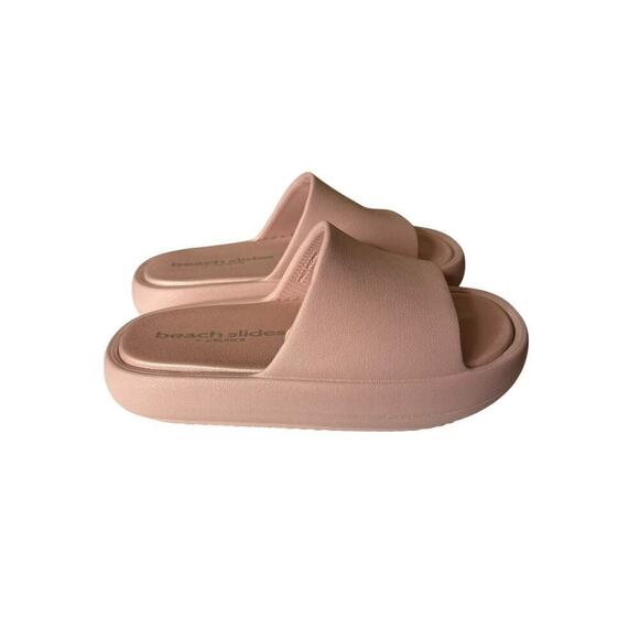 J Slides NEW Beach Slides Squish Pink EVA Size 8 - Picture 2 of 7